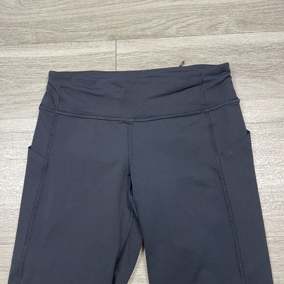 Lululemon Leggings Womens 4 Black Running Gym Active Training Lightweight - Picture 2 of 9